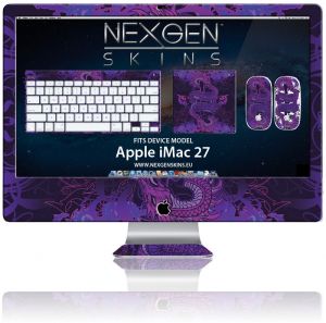 Nexgen Skins - Zestaw skórek na obudowę z efektem 3D iMac 27\ (Serpentine 3D)
