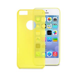 PURO Crystal Cover - Etui iPhone 5C (żółty)