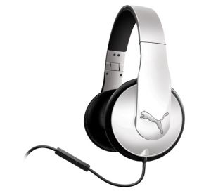 Puma Vortice - Słuchawki nauszne z mikrofonem (białe)
