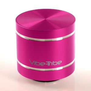 Vibe-Tribe Troll Magenta - Głośnik wibracyjny wbudowane radio i czytnik kart Micro-SD (różowy)
