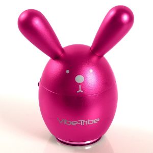 Vibe-Tribe Bunny - Głośnik wibracyjny wbudowane radio i czytnik kart Micro-SD (magenta)