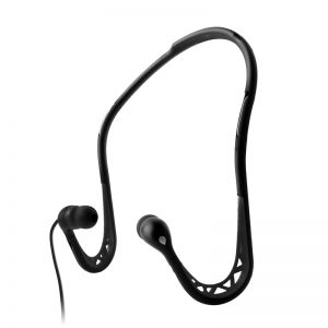 PURO Sport Hearphones in-ear - Słuchawki sportowe z pałąkiem na kark (czarny)