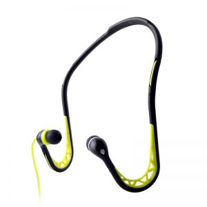 PURO Sport Hearphones in-ear - Słuchawki sportowe z pałąkiem na kark (limonkowy)