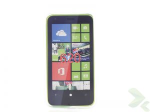 Geffy - Etui Nokia Lumia 620 TPU mat clear