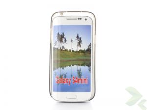 Geffy - Etui Samsung Galaxy S4Mini TPU mat smoke