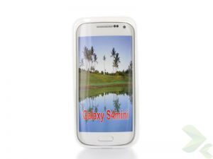 Geffy - Etui Samsung Galaxy S4Mini TPU dual clear white