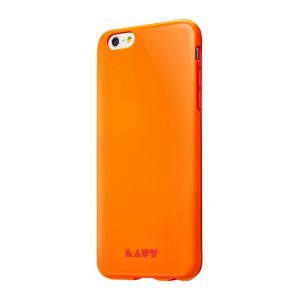 Laut HUEX - Etui iPhone 6 Plus/6s Plus z 2 foliami na ekran w zestawie (pomarańczowy)