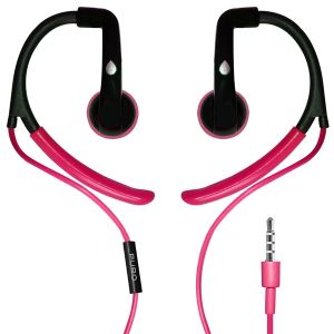 PURO Sport Stereo Earphones - Słuchawki sportowe (różowy)