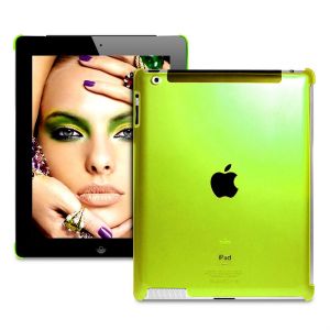 PURO Crystal Fluo - Plecki iPad 2 / 3 / 4 (zielony)
