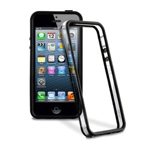 PURO Bumper Cover - Etui iPhone 5/5s/SE (czarny)