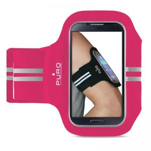 PURO Armband - Uniwersalna sportowa opaska na ramię do smartfonów max 5.1\ (różowy)