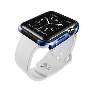 X-Doria Defense Edge - Aluminiowy bumper do Apple Watch 42mm (niebieski)