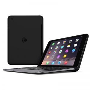 Incipio ClamCase Pro - Aluminiowa klawiatura Bluetooth dla iPad mini 1/2/3/4 (Black & Space Grey)