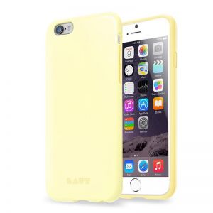 Laut HUEX PASTELS - Etui iPhone 6/6s z 2 foliami na ekran w zestawie (żółty)