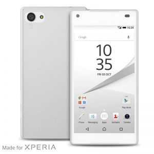 PURO Ultra Slim \0.3\ Cover - Zestaw etui + folia na ekran Sony Xperia Z5 Compact (półprzezroczyst